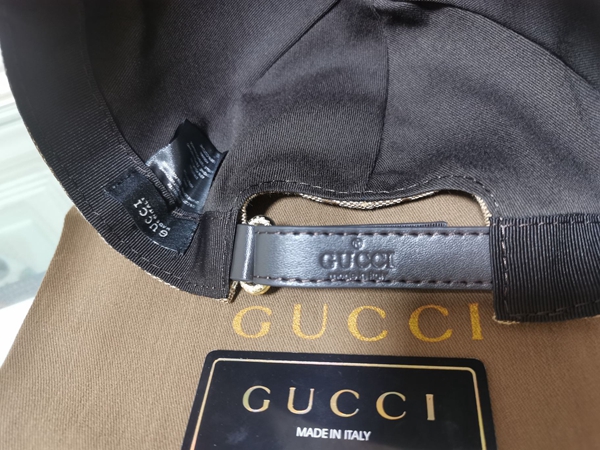 ブランド帽子角部分ディテール